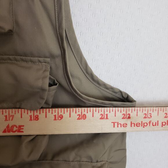 Cabelas Women's Fishing Hunting Guide Multi Pocket Vest Size Large Khaki Tan - Picture 9 of 14